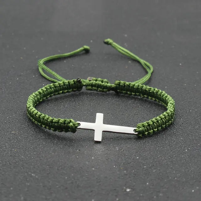 Rope Cross Bracelets