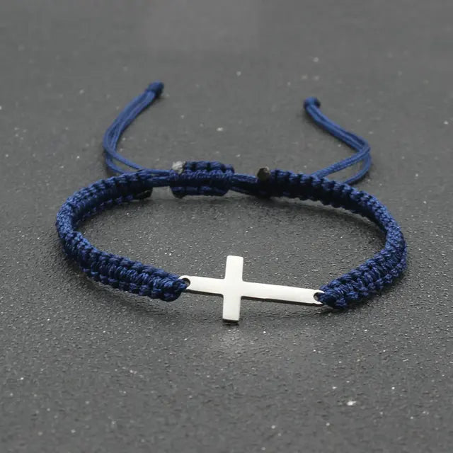 Rope Cross Bracelets