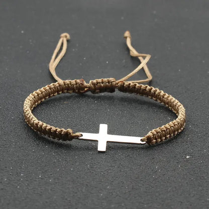 Rope Cross Bracelets