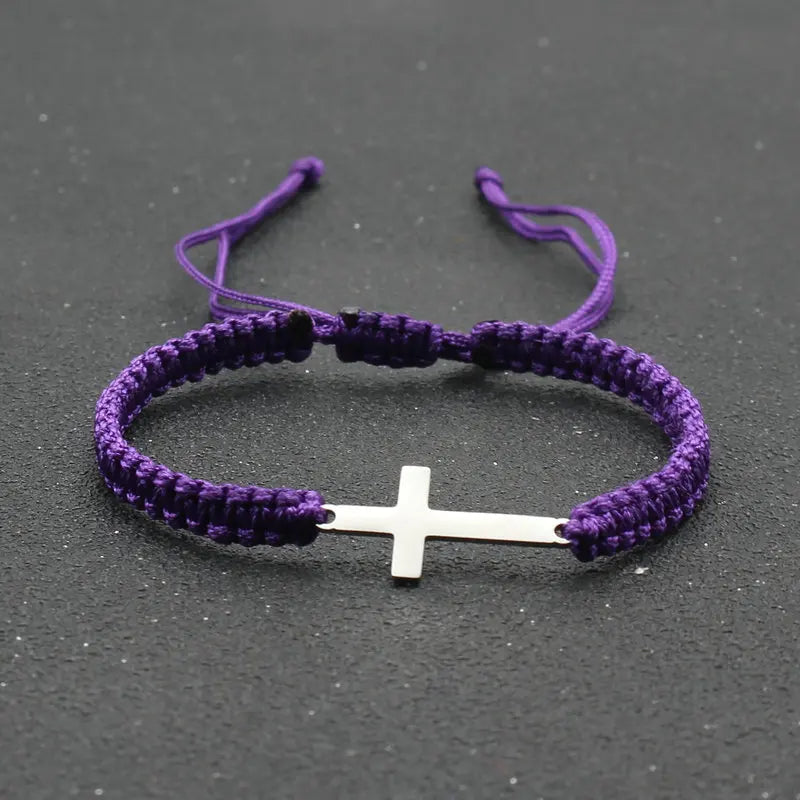 Rope Cross Bracelets