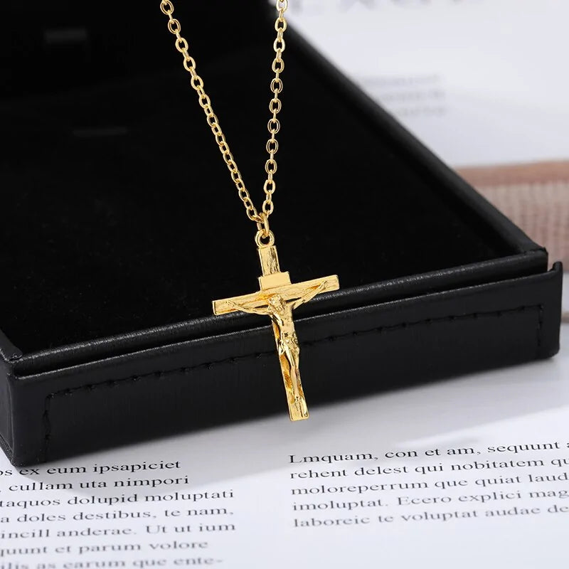 Stainless Cross Pendant Necklace