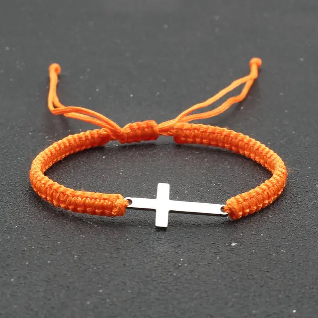 Rope Cross Bracelets