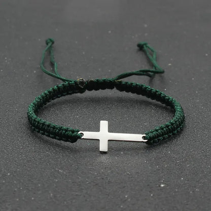 Rope Cross Bracelets