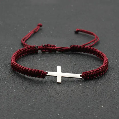 Rope Cross Bracelets