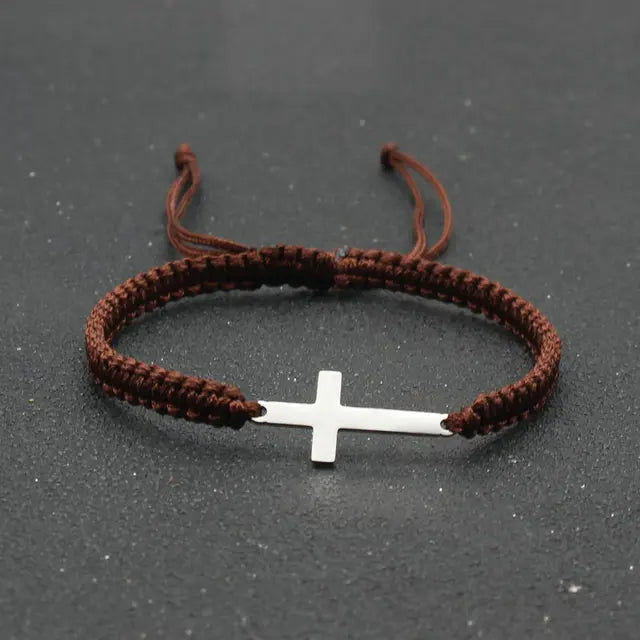 Rope Cross Bracelets