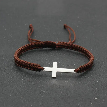 Rope Cross Bracelets