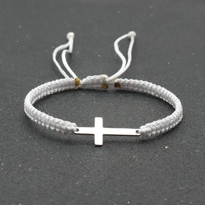 Rope Cross Bracelets