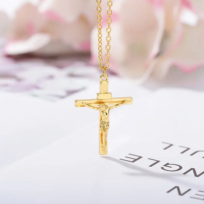 Stainless Cross Pendant Necklace