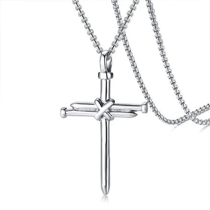 Titanium Steel Cross Necklace