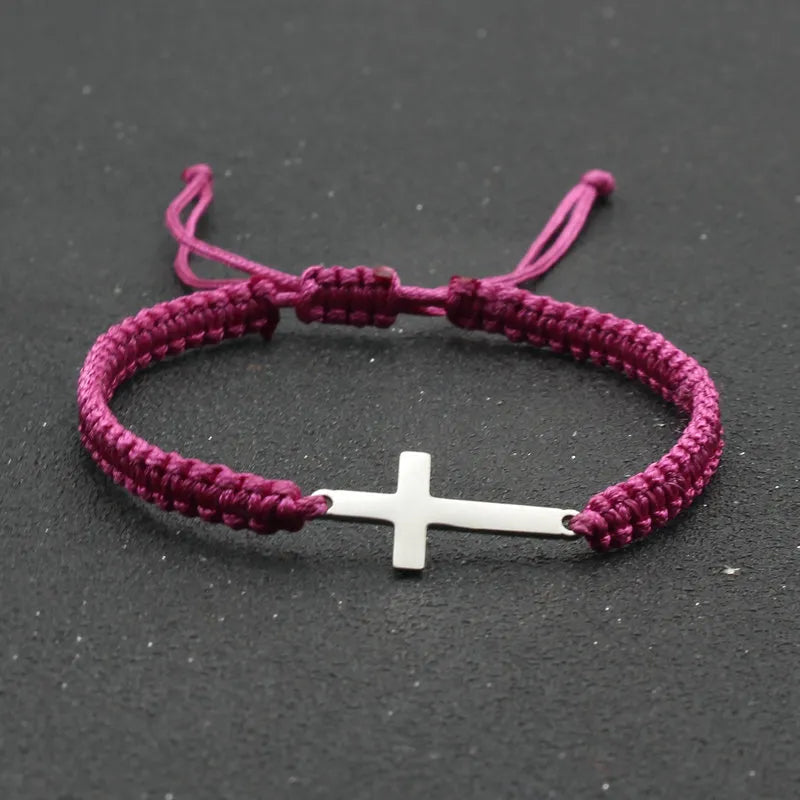 Rope Cross Bracelets