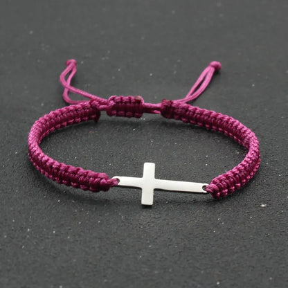 Rope Cross Bracelets